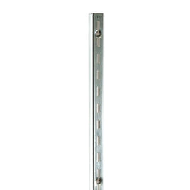 Slotted Wall Standard, 96", A-line Med Hvy Duty (13ga), Chrome