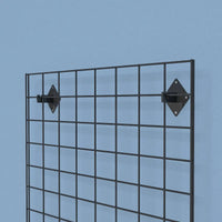 Grid Panel, 2' x 6', Black - Sold in full boxes only, 3 per box.