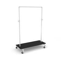 Pipeline Adjustable Ballet Bar Rack with Base Shelf