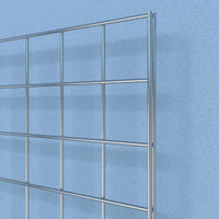 Grid Panel, 2' x 5', Chrome - Sold in full boxes only, 3 per box.