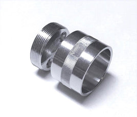 Closet Rod Flange, "Invisi-Mount", for 1-1/4" Dia Round Tube, Chrome