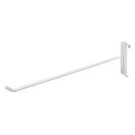 DISPLAY HOOK, FOR GRID, 12"L, 1/4" DIA WIRE, WHITE