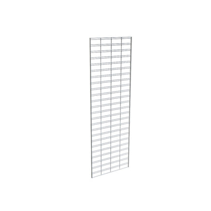 Slatgrid Panel, 2' X 6', Wire 3" X 6" O.C., Chrome