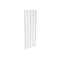 Slatgrid Panel, 2' X 6', Wire 3" X 6" O.C., Chrome