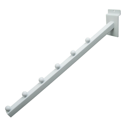 Waterfall, For Slatwall, 16" Sq Tube, W/ 7 Balls, White