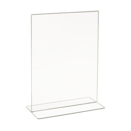 Signholder, Counter Top, 11"H X 8-1/2"W Bottom Load Plexi