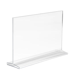 Signholder, Counter Top, 7"H X 11"W Top Load Plexi