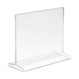 Signholder, Counter Top, 5-1/2"H X 7"W Top Load Plexi