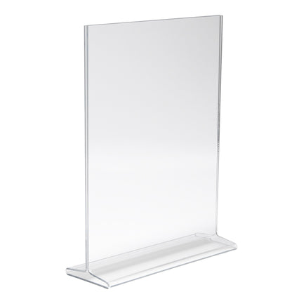 Signholder, Counter Top, 11"H X 8-1/2"W Top Load Plexi