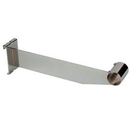 Hangrail Bracket, For Grid, 12'', Holds 1-1/4'' Round Tube, Chrome