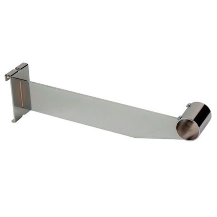 Hangrail Bracket, For Grid, 12'', Holds 1-1/4'' Round Tube, Chrome