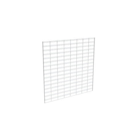 Slatgrid Panel, 4' X 4', Wire 3" X 6" O.C., White