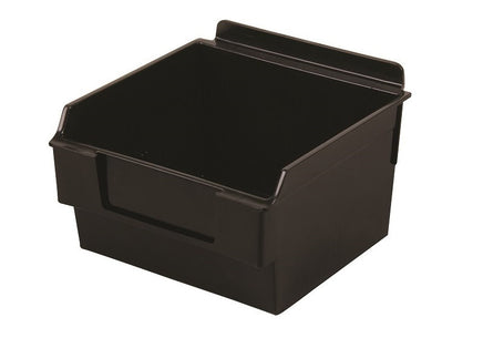 Plastic Slatwall Bins, Shelfbox 100, 5.25x5.5x3.37