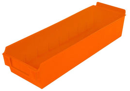 Plastic Slatwall Bins, Shelfbox 400, 16.62x5.5x3.37