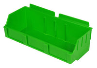 Plastic Slatwall Bins, Storbox "Wide" 4.12x11.37x3.37