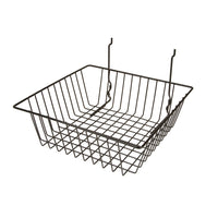 All Purpose Shallow Retail Display Basket, 12" x 12" x 4", sold in sets of 6, price ea