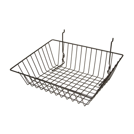 All Purpose Sloped Retail Display Basket, 15" x 12" x 5" - 3", sold in sets of 6, price ea