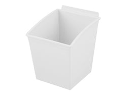 Plastic Slatwall Storage Bins, Popbox "Cube" 6.5x5.75x7