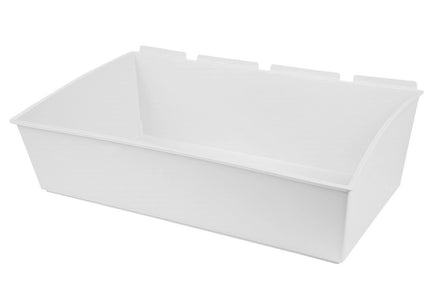 Slatbox® Plastic Slatwall Storage Bins, Popbox "Jumbo" 13.62 x 22.25 x 7