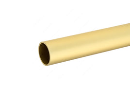 Hangrail, 1-5/16'' Diameter Round Tube, 96'', Matte Brass