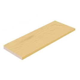 Melamine Shelf, 24"L x 12"D, Maple